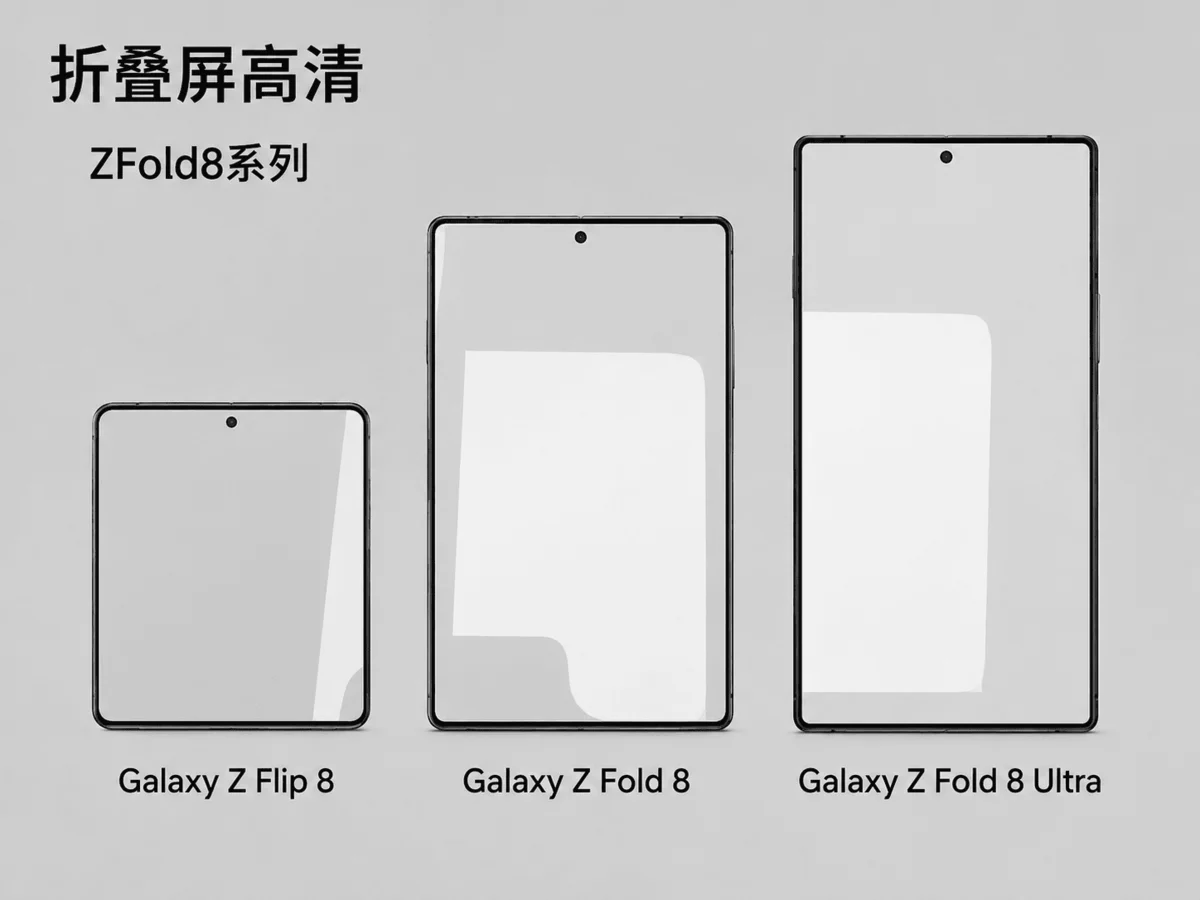 Galaxy Z Flip8, Z Fold8 y Z Fold8 Ultra aparecen juntos en una nueva filtración
