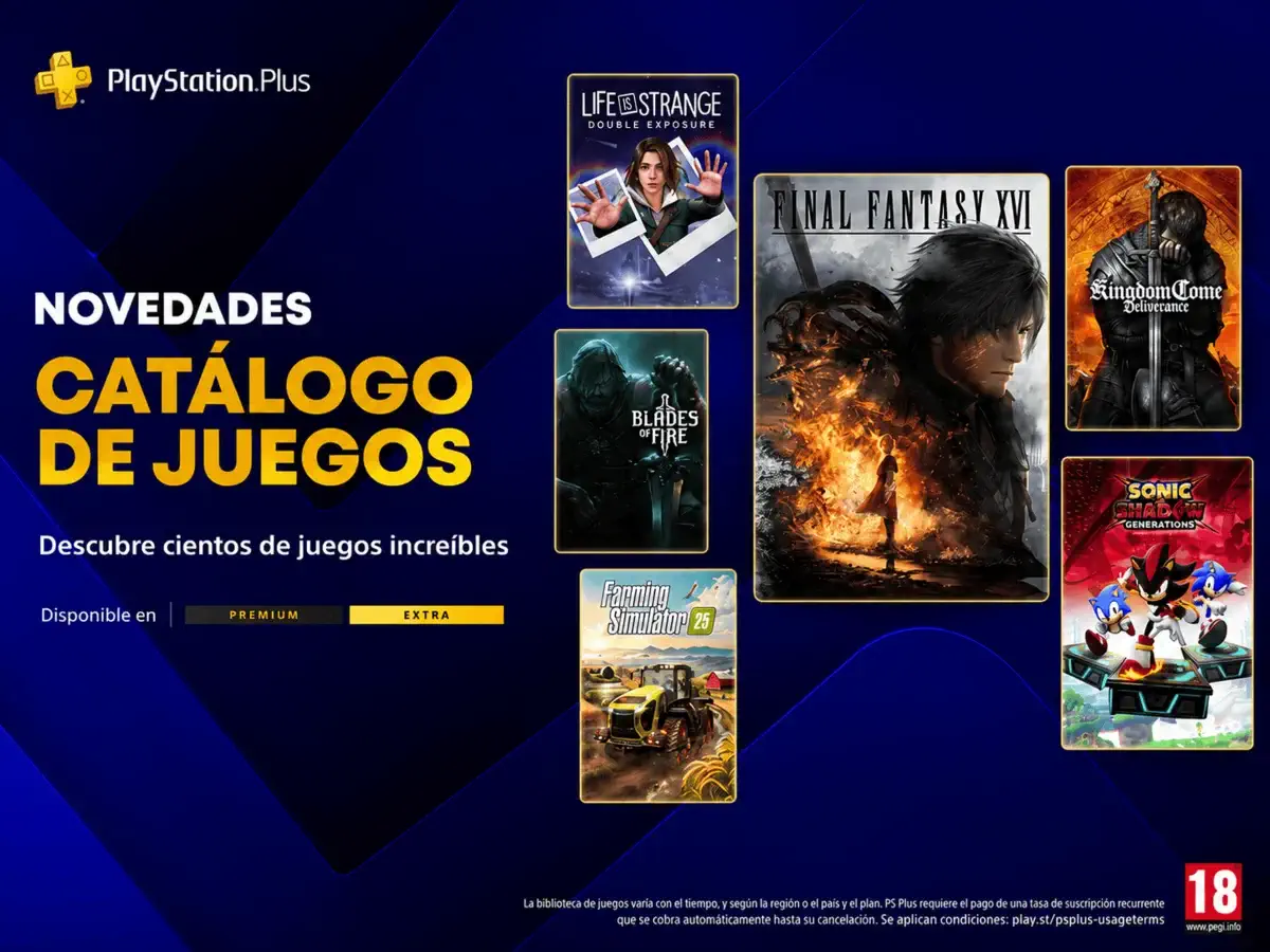 Juegos PlayStation Plus de junio, la lista incluye Final Fantasy XVI y Kingdom Come