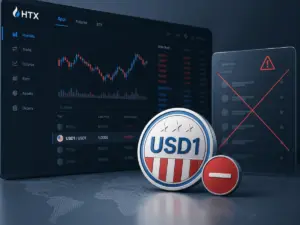 La plataforma de exchange HTX retira USD1, la stablecoin de la familia Trump